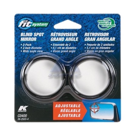 K-Source Sold In Pairs 2 Round Without Turn Signal Indicator Comes With Double Sided Tape For Installatio C0400