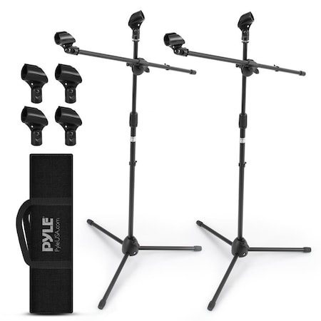 Pyle PyleUniversal Adjustable Tripod Microphone Stand - Heavy Duty, Extendable, Stage Studio Use PMKSKT35