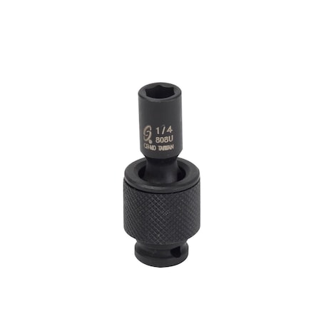 Sunex 1/4 in Drive 1/4 in Universal Impact Socket 808U