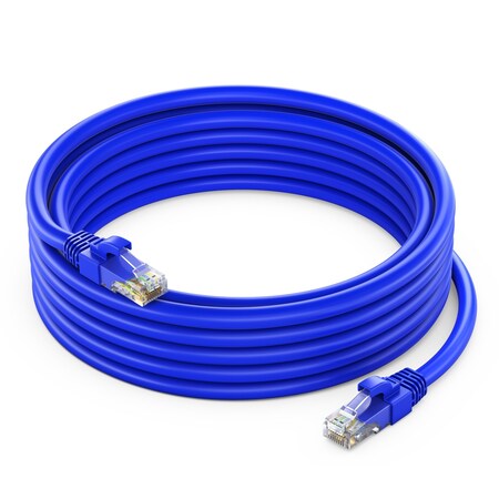 Maximm 10ft Cat6 Pure Copper UTP Ethernet Cable, Blue CAT6-10FT-BLUE