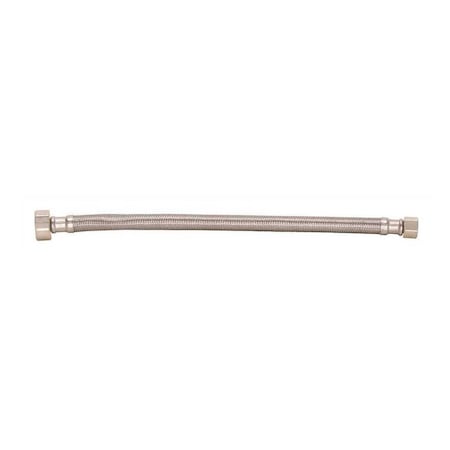 Durapro 3/8 in. Compression x 1/2 in. FIP x 12 in. Braided Stainless Steel Faucet Supply Line 231230LF