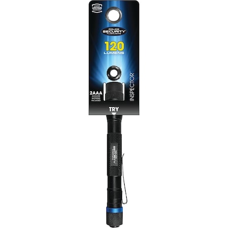 Police Security INSPECTOR 50 Lm. 2AAA Aluminum LED Penlight 99491