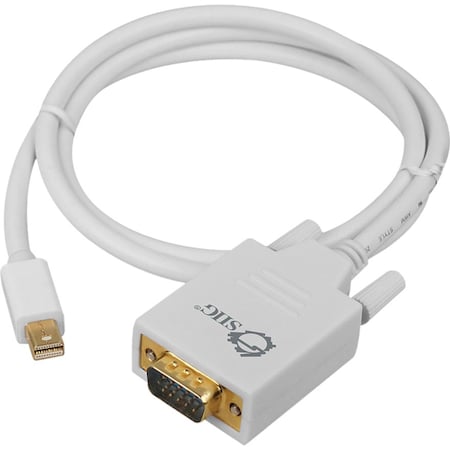 Siig 3 Ftmini Displayport Tovgaconvertercable CB-DP0Y11-S1
