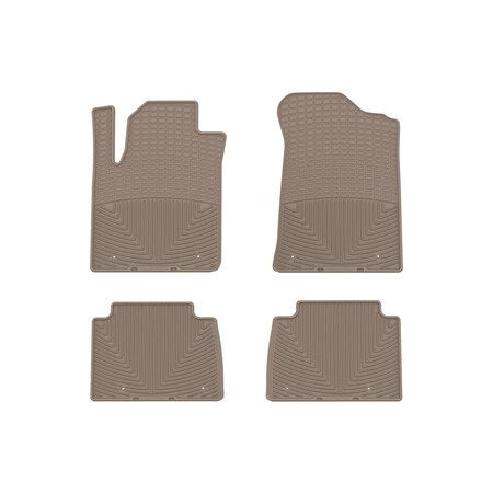 Weathertech Tan, Front and Rear All Weather Floor Mats W445TN-W459TN