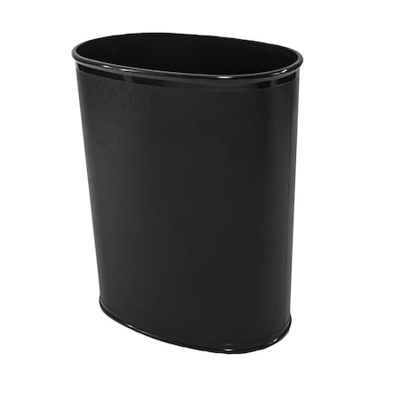 Hapco-Elmar 14 qt. Oval Trash Can OB4050BLK