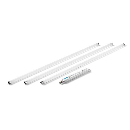 Lutron LED Retrofit Kit, 4 ft L, 120/277V AC 3LD4T8-3M40-1
