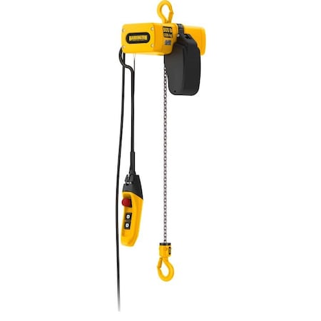 Harrington Electric Chain Hoist, 1000 lb cap. SEM005C-20