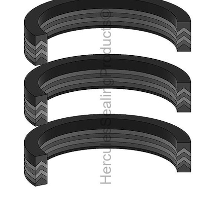 Commercial Hydraulics Aftermarket Parts CM-46, 3.750  - 5.750  Vee Sets & Wipers, COMMERCIAL KITS CM-46