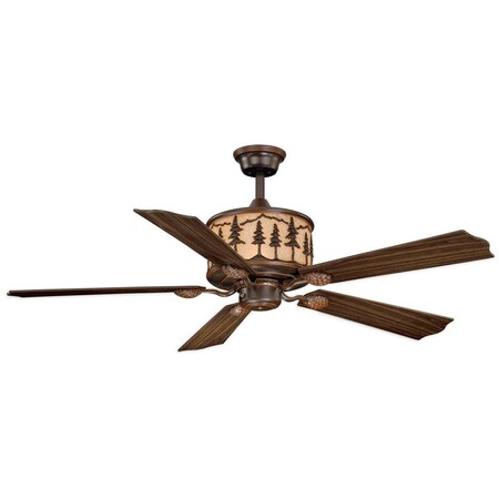 Perfecttwinkle Yosemite 56 in. Ceiling Fan Burnished Bronze PE836849
