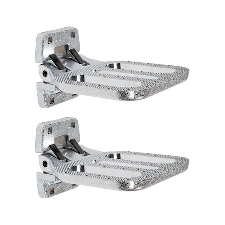 Mytee Products Zinc Alloy Folding Side Step for Trucks & Trailers for RV Camper Trailer, 2PK FS-LARGEx2