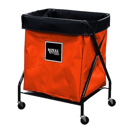Royal Basket Trucks X-Frame Hamper, 150 lb Capac., 26" L G08-OOX-XFA-3ONN