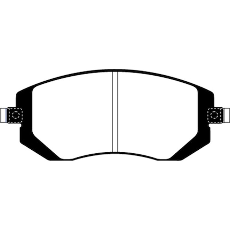 Ebc Greenstuff Front Brake Pads for 04-06 Saab 9-2X 2.0 Turbo DP21661