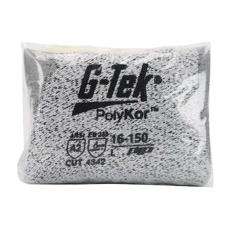 G-Tek Seamless Knit A2 PolyKor Blended Glove w/PU Coated Flat Grip on Palm&Fingers, Vend-Ready 5121
