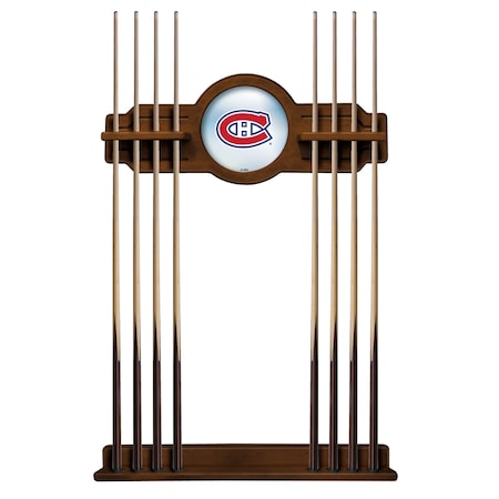 Holland Bar Stool Co Montreal Canadiens Cue Rack in Chardonnay Finish CueChrdMonCan