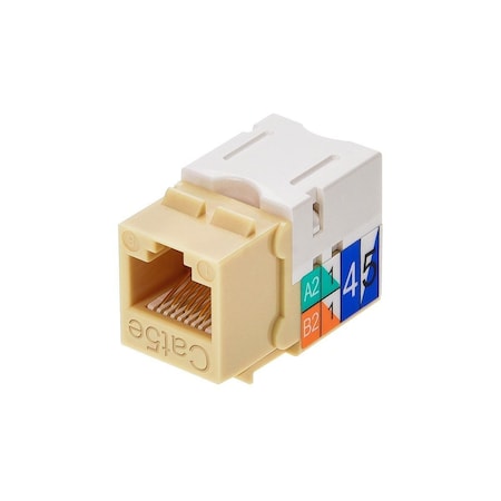 Monoprice Datacom Jack, Cat5, Punch Down, Beige 5373