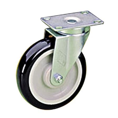 Solid Shelving 5 In. ReGaugel Ride Casters-Swivel with Brake - Dark Blue SO2979942