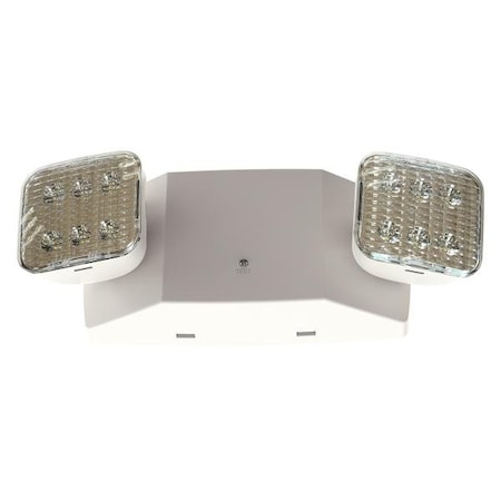 Exitronix Series LED Emergency Light, Dual Adjustable Heads, Thermoplastic Housing LED90