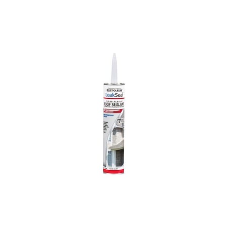 Rust-Oleum 10.1 Oz Clear Acrylic Roof Sealant, 12PK 301825