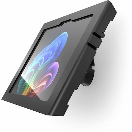 Compulocks SURFACE PRO COPILOT+ PC 12in, APEX ENCLOSURE BOW TILTING WALL MOUNT - BLACK 505B590APXB