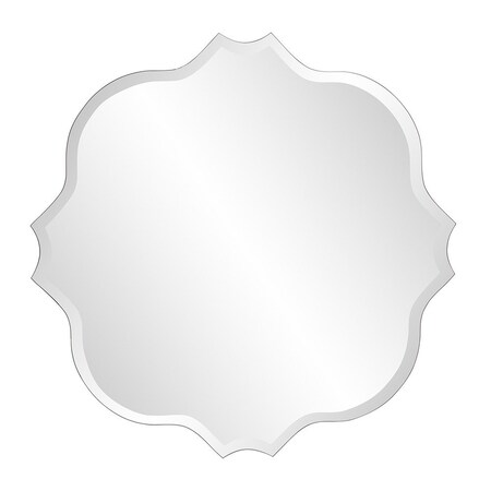 Homeroots 36" Quatrefoil Unframed Accent Mirror 384186