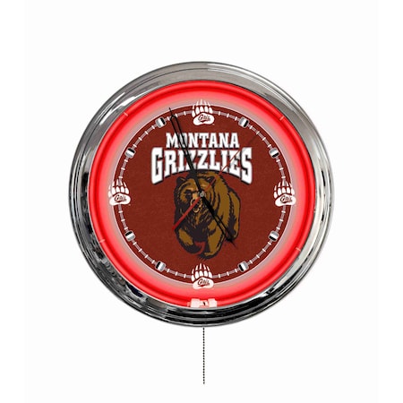 Holland Bar Stool University of Montana 16 LED Wall Clock ClkL16