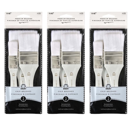 Folkart White Nylon Chip Set, 3-Piece Set, 3PK 44289