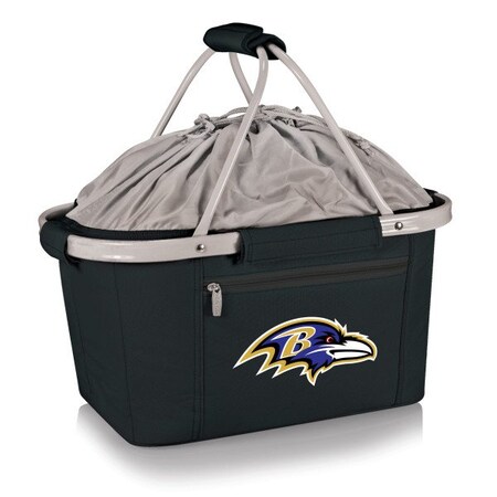 Picnic Time Family Of Brands NFL Baltimore Ravens - Metro Basket Collapsible Cooler Tote 645-00-175-034-2