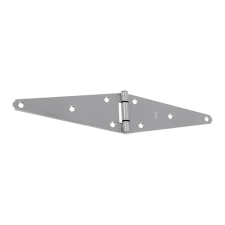 National Hardware 8 in. Heavy Duty Strap Hinge  Stainless Steel 5001869