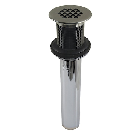 Kingston Brass Grid Drain without Overflow, Black Stainless KB400VN