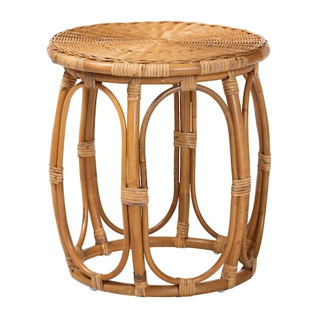 Bali & Pari Jayana Natural Rattan End Table 262-14472-ZORO