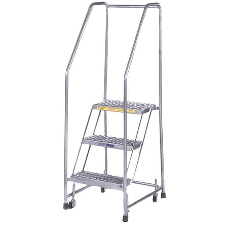 Ballymore Safety Rolling Ladder, Aluminum, 38 in.H A4SH30