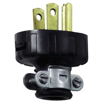 Leviton 15A 125V 3-Wire 2-Pole Heavy-Duty Cord Plug 010-48648-03E