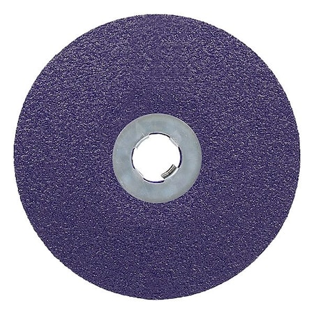 3M Cubitron Fiber Disc, Ceramic, 5 in Dia., PK25 7100349576