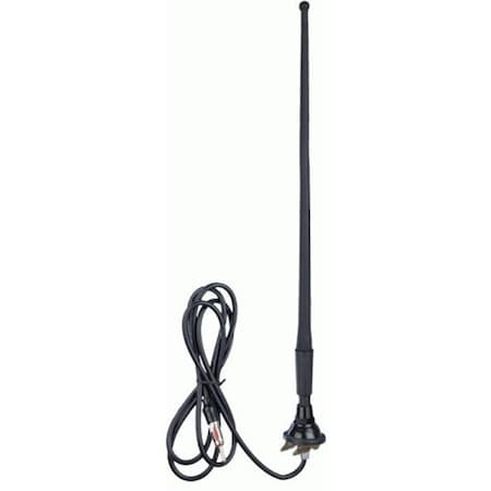 Metra Electronics UNIVERSAL RUBBER ANTENNA - 14IN BLACK TOP MOUNT 44-UT03R