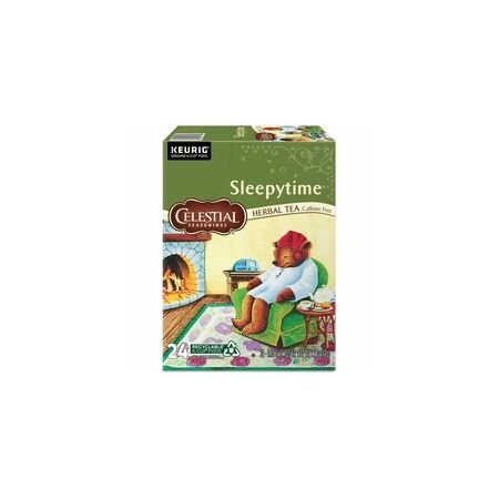Celestial Seasonings Sleepytime Herbal Tea, Single Serve K-Cup Pods, 24 Count Herbal Tea Compatible with Keurig, 24PK 5000330014