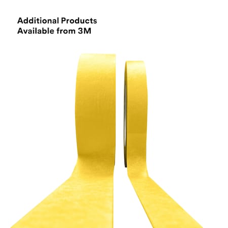 3M Abrasives MaskingTape, Crepe, Ylw, 60ydL, 1-7/8inW 7000119819