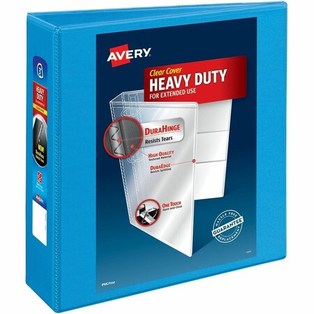 Avery Dennison 3-Ring View Binder, 3 Capacity 11inx8-1/2in 05601