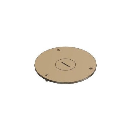 Steel City Brass Floor Box Cover Plate for Duplex Lift Lid P 60 1/2