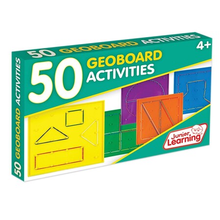 Junior Learning 50 Geoboards Activities Educational Game JU101564