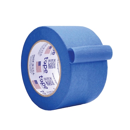 Wod Tape Blue Painters Tape - 3 inch x 60 yds. 16 Pack Thick & Wide Masking Tape, 16PK WOD PMT621-03000-16-60-BLU