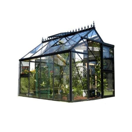 Exaco Junior Victorian 79 Square Foot Greenhouse - Black JVIC23S