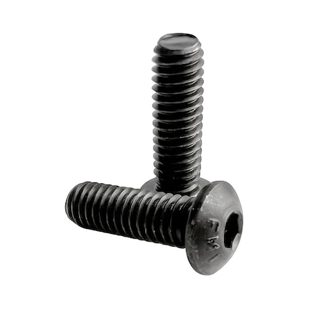 Zdb Industrial 1/4-20 x 7/8in Button Socket Head Cap Screw, Plain 10001470