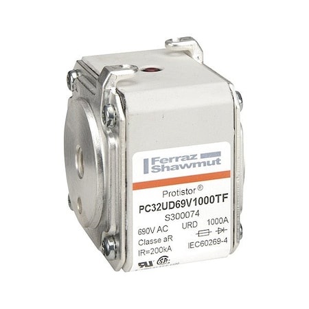 Mersen Fuses, Protistor Series, 690 V AC, 700 V AC, Indicating S300074