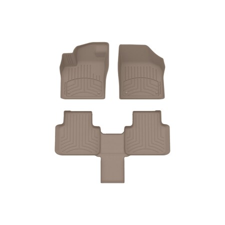 Weathertech Tan, Front and Rear FloorLiner HP 451080-1-2IM