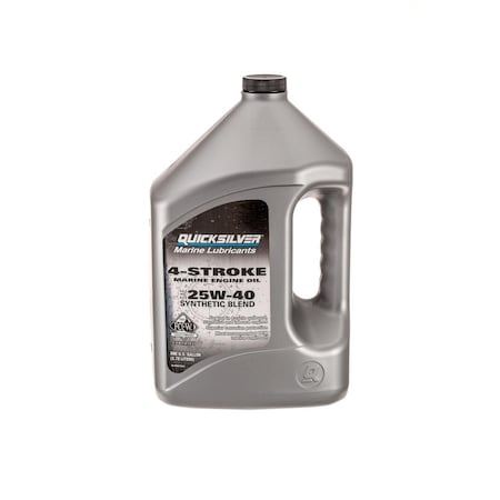 Quicksilver 25W40 4-Cycle Marine Oil 1 gal 1 pk 710-92-8M007862