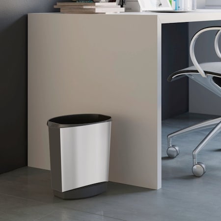 Curver Ovo Vanity 3.8 Gal. Wastebasket 242157