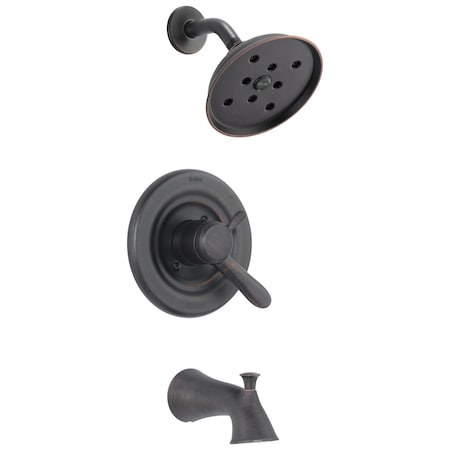 Delta Lahara Monitor 17 Series H2Okinetic Tub & Shower Trim In Venetian Bronze T17438-RBH2O