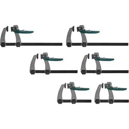 Grizzly Quick Gear Clamp Kit, 4-3/4" Throat, 6PK T33389