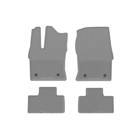 Weathertech Grey, Front and Rear All Weather Floor Mats W611GR-W613GR