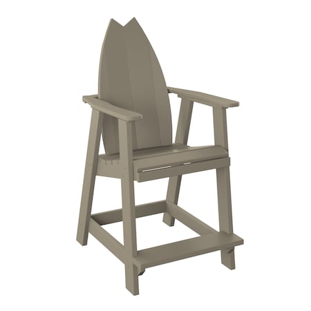 Polybird SURFBOARD BALCONY CHAIR - TAIL.        WEATHERWOOD POLYBIRD P82